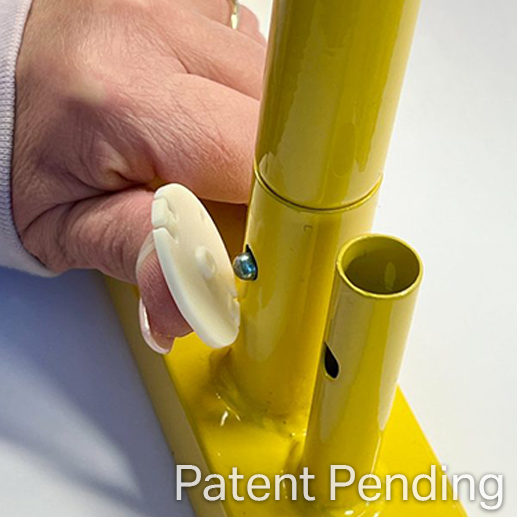 Tool in use on net post